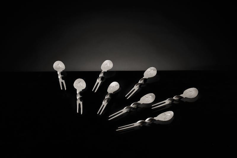 Napoleon 8-Piece Stainless Steel Appetizer Serving Set