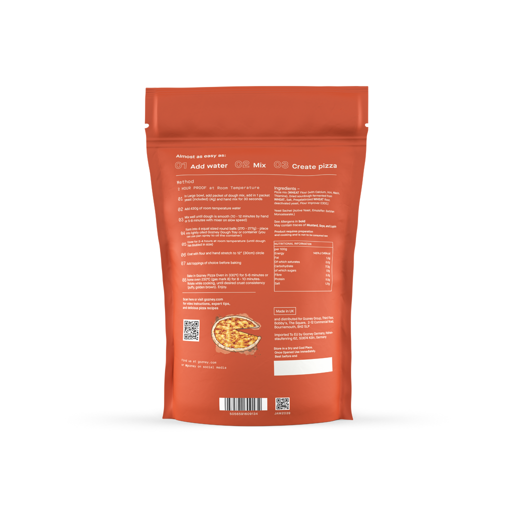 Gozney Classic Pizza Dough Mix - Just Add Water