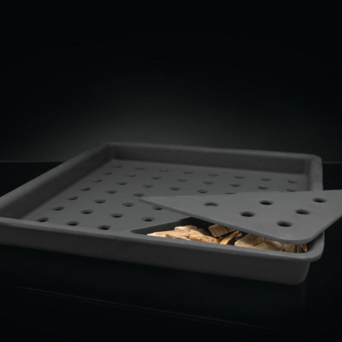 Napoleon Cast Iron Charcoal and Smoker Tray