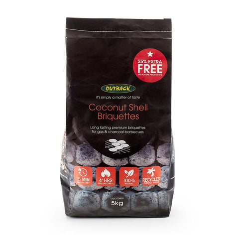 Outback Hybrid Coconut Briquettes 4kg