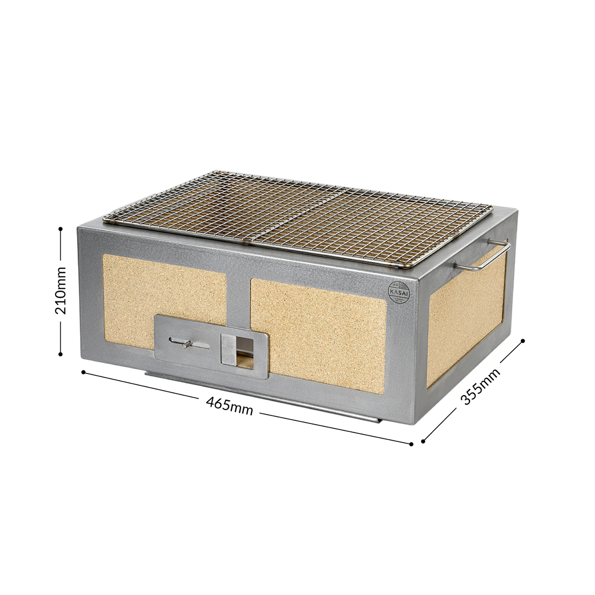 Medium Wide Kasai Konro Grill with Stainless Steel Frame V2