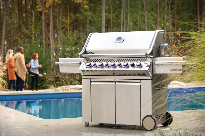 Napoleon Prestige PRO 665 Gas BBQ RSBI PRO665RSIBPSS-3-GB - Free Rotisserie