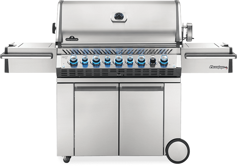 Napoleon Prestige PRO 665 Gas BBQ RSBI PRO665RSIBPSS-3-GB - Free Rotisserie